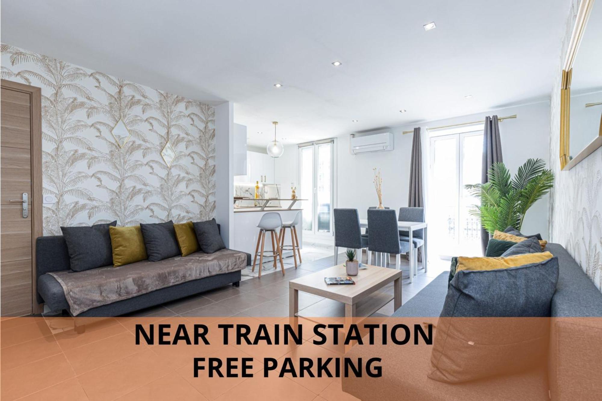 La Casa Reine Jeanne- Central Pres De La Gare - Wifi - Parking - Neuf Et Confort Nizza Kültér fotó